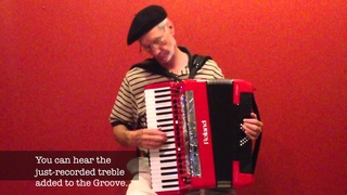 Roland FR-8x V-Accordion  Looper Demo by Richard Noel