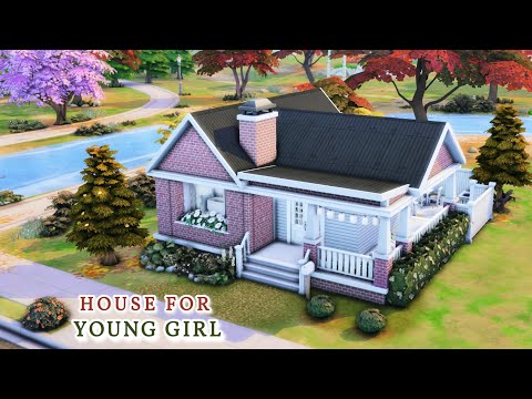 Дом для молодой девушки Симс 4 Home for a young girl Sims 4, NO