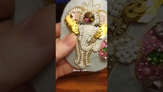 #брошь #брошьслон #слон #hmlevsha #handmade #brooch