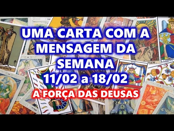 A CARTA DA SEMANA 11, 02, 2023 a 18, 02, 2024 MENSAGEM COM UMA CARTA Pedro