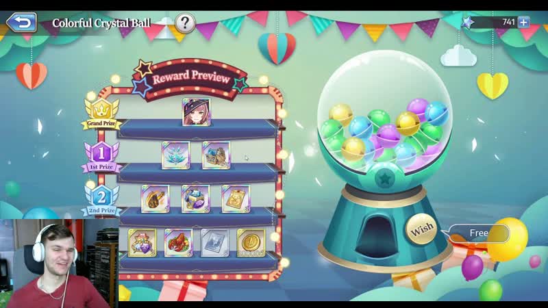 Goddess of Genesis S Colorful Crystal Ball Повезет