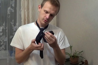 Как завязать, завязывать, галстук , видео