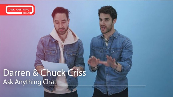 Darren Chuck Criss On Who Would Win A MMA Fight Between Them Their Cage Names. Watch Part
