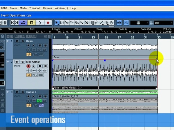Editing Audio Look Advanced Music Production