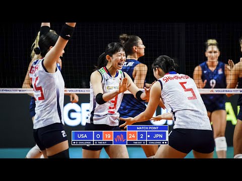 Volleyball Team Japan Destroyed USA in Volleyball Nations League