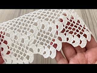 GORGEOUS and EASY Crochet Border Lace Pattern Tutorial