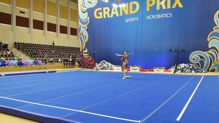 Акробатика Junior acro grand prix 2023 3-й юношеский разряд женская пара