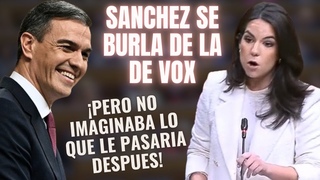 SNCHEZ se MOFA de la PORTAVOZ de ABASCAL Y LA DE VOX LO DEJA LLORANDO CON SU DEMOLEDORA RPLICA!