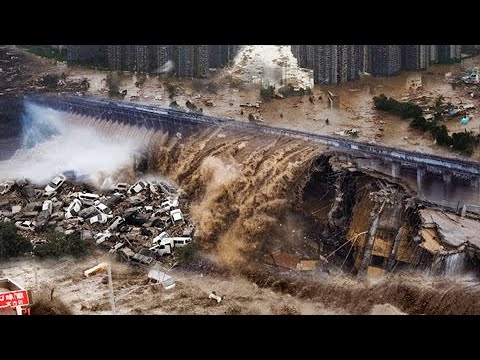 Biblical flood on the border of China and North Korea The world is in