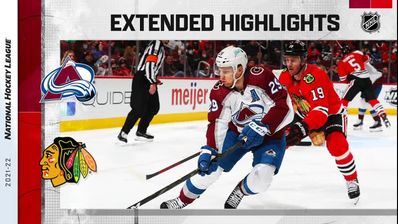 Colorado Avalanche vs Chicago Blackhawks Jan 4, 2022