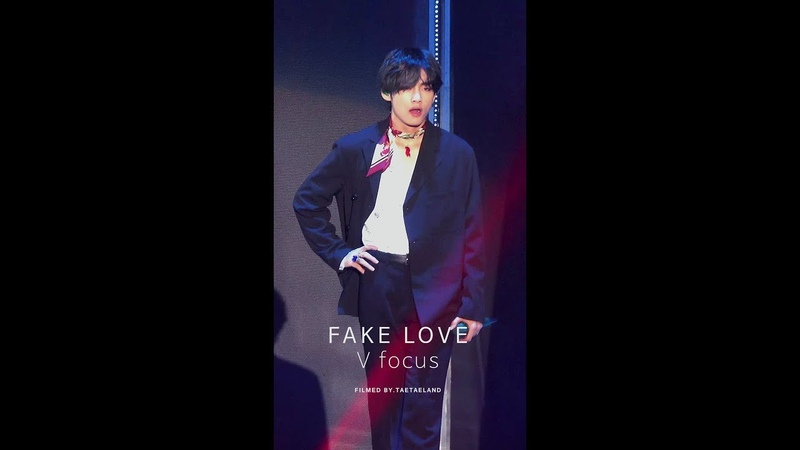 19, 08, 11 Lotte Family Concert 2019 방탄소년단 FAKE LOVE 뷔 직캠 ( BTS V