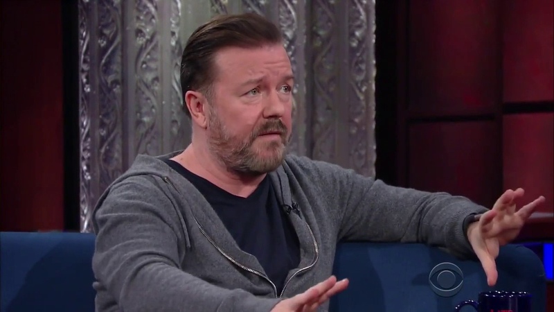Ricky Gervais about religion vs science ( Stephen Colbert,