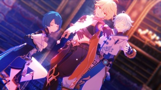 Genshin Impact MMD jewelChongyun Xingqiu Aether