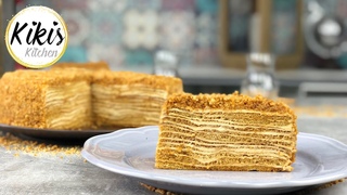 Medovik | Marlenka Kuchen Rezept | Russischer Honigkuchen Medovnik / Medovnk Medena | МЕДОВНИК