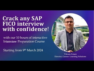 SAP S4 FICO Interview Preparation
