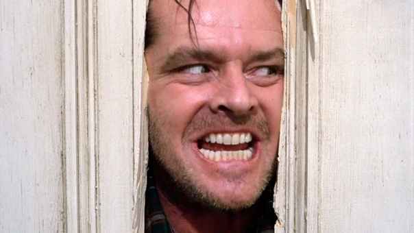 The Shining ( HD, 3 D) Heres Johnny Scene 720p Stereo 3 D