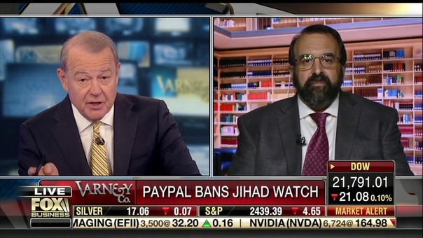 Robert Spencer on Foxs Varney Co. on Pay Pal and Leftist