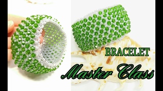 Шикарный Браслет из Бисера и Биконусов Своими Руками/Chic Bead and Biconus Bracelet/Beaded bracelet