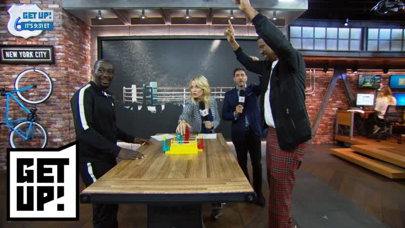 Jalen Rose and Terence Crawford battle in Rock Em Sock Em, Get Up ,