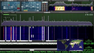 OSU Oostende radio, 2761 KHz, Avisos de navegacin locales, recibido en Espaa el 24/02/2024