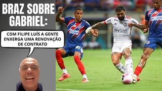 Marcos Braz admite renovar o contrato de Gabriel porque o tcnico do Flamengo agora  Filipe Lus