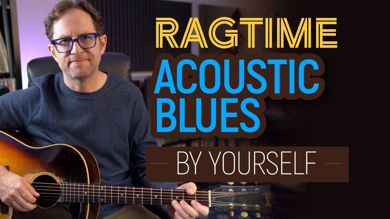 Acoustic Ragtime Blues by yourself on guitar. Guitar Lesson