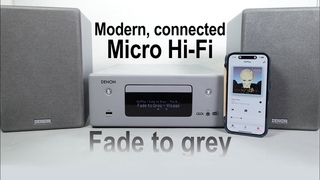 Modern, connected, Micro Hi Fi : Fade to grey - DENON CEOL-N11