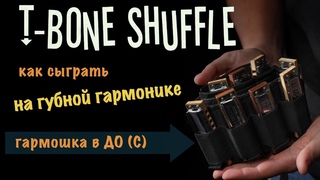 Как играть шаффл на губной гармонике (T-Bone Shuffle)