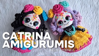 Tutorial Catrinas a Crochet (Amigurumi: Parte 1)