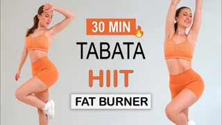 30-мин Табата ВИИТ - Сжигатель калорий. 30 MIN TABATA HIIT - CALORIE BURNER - SUPER SWEATY | High Intense | Full Body | No Repeat