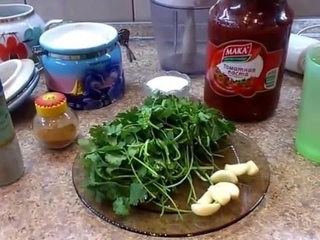 Томатный соус с кинзой