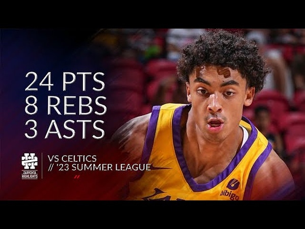 Max Christie 24 pts 8 rebs 3 asts vs Celtics 2023 Summer