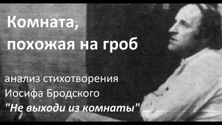 И.Бродский, Не выходи из комнаты, анализ