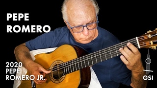 Sneak peek: new 2020 Pepe Romero Jr. Dome guitar played by Pepe Romero Sr. before arrival to GSI