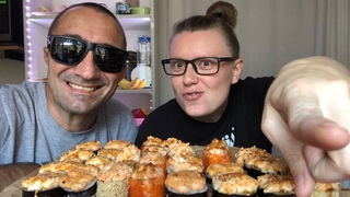 МУКБАНГ Роллы  ОБЖОР! другой муж?