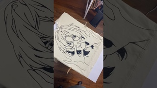 Pintando Sueter con Parblo Ninos Q #art #artist #fyp #fyp #transboy #paint #painting