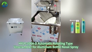 Find Automatic Rotating Type Unscrambler for Aluminum Spray Bottle HYLP-100A-D | HengYuan