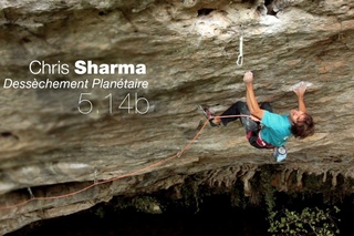 Chris Sharma sends Desschement Plantaire  FA