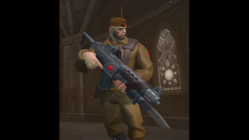 Paladins Red Army Artilleryman Viktor Custom Skin ( Code Green Comms