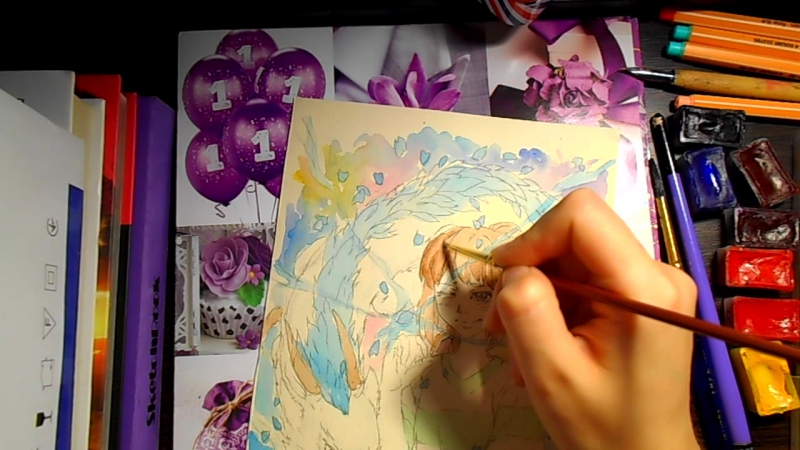 Yuzukis speedpaint Chihiro and Haku( Spirited