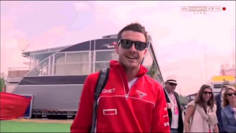 Jules Bianchi Tribute Silence for
