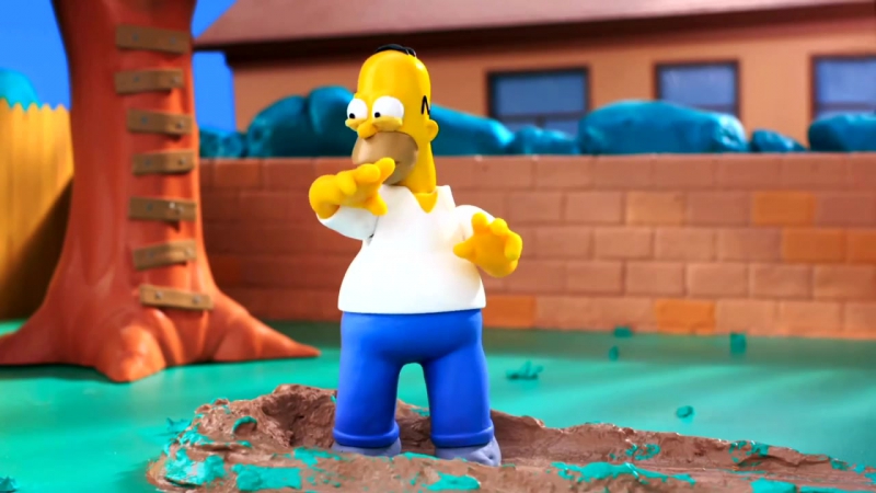 THE SIMPSONS Robot Chicken Couch Gag ANIMATION on