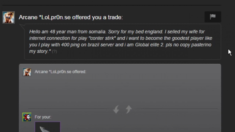 Anomaly I selled my wife for internet