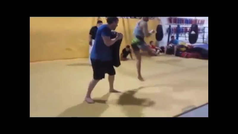 Conor Mc Gregor awesome training leg kicks l NEW