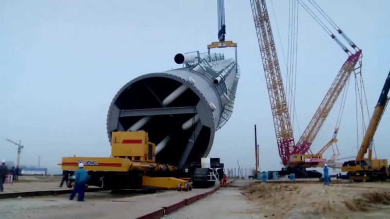Awesome Machines 2016 The Most Powerful Crawler Crane in The