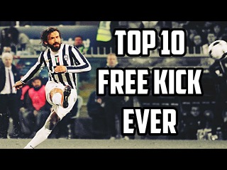 Andrea Pirlo - Top 10 Free Kicks Ever | 1080p HD