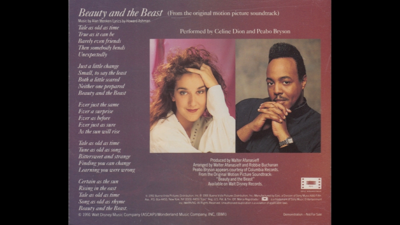 Celine Dion Peabo Bryson Beauty And The