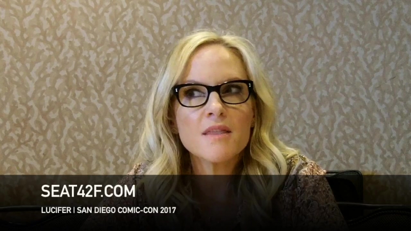 Rachael Harris LUCIFER Interview Comic Con