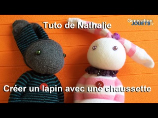 Tuto couture crer un lapin en recyclant une chaussette