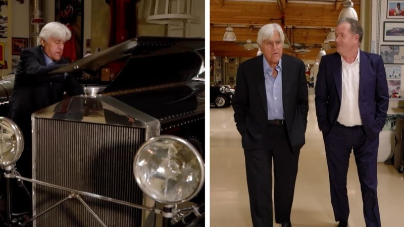 Jay Lenos Garage: Piers Morgan Shows Leno HIS Car After Taking